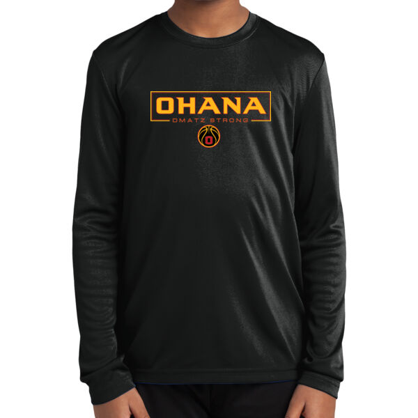 Ohana DMatz Strong Youth Long Sleeve PosiCharge Competitor Tee Thumbnail