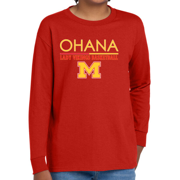 Ohana Retro 2019 Youth Heavy Cotton 100% Cotton Long Sleeve T Shirt Thumbnail