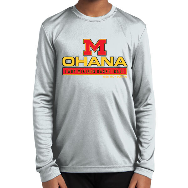 Ohana Retro 2022 Youth Long Sleeve PosiCharge Competitor Tee Thumbnail